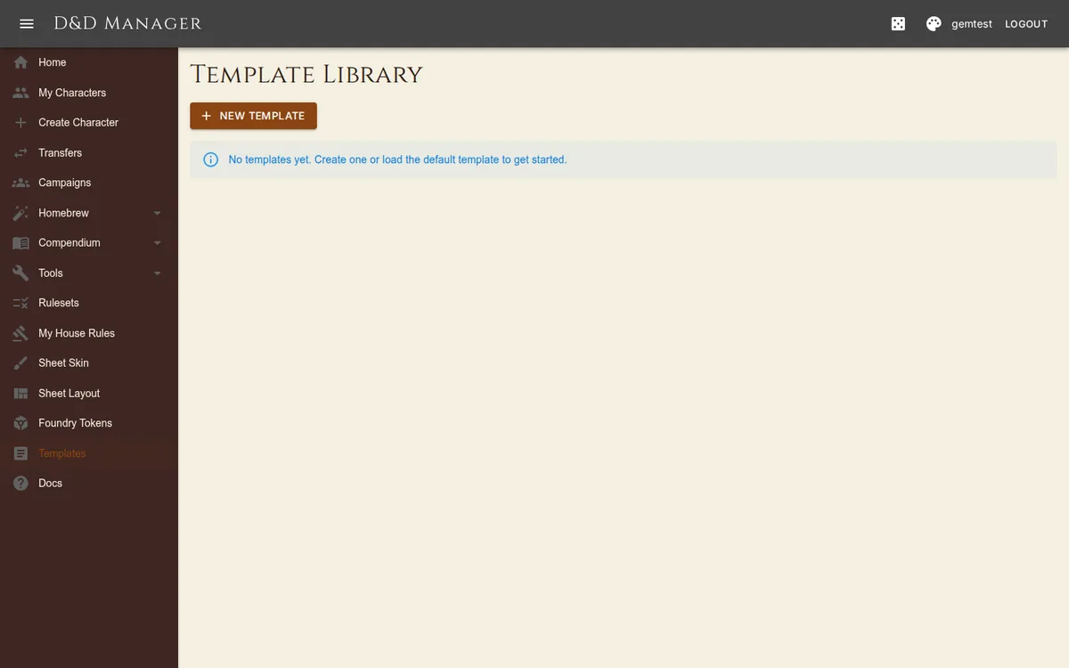 The template library for Liquid-rendered character pages.
